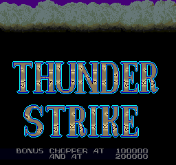 Thunder Strike (set 1) Title Screen